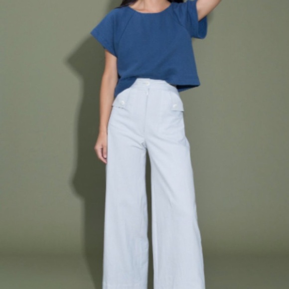 Ilana Kohn Pants - Ilana Kohn Mia Pant Cream size 2